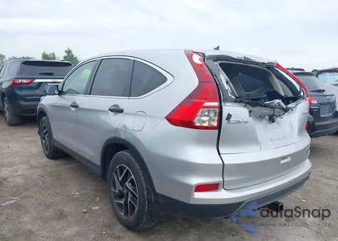 2016 Honda Cr-V Se from USA, damaged, VIN 5J6RM4H49GL055821